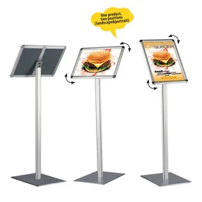 Informačná tabuľa na stojane 120 cm, A3 na šírku aj výšku